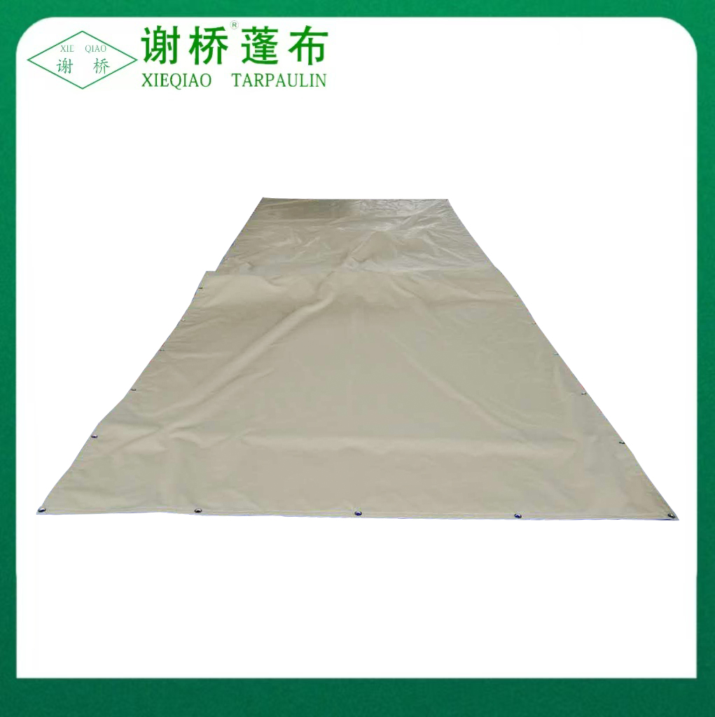 Geel vinyl waterdichte tarp 8 "× 25"